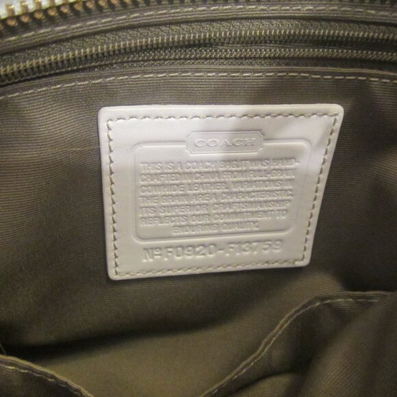 Coach Gallery Beige Tote Pleated Bag, New or Nearly New Condition, w/Storage Bag - Picture 9 of 9